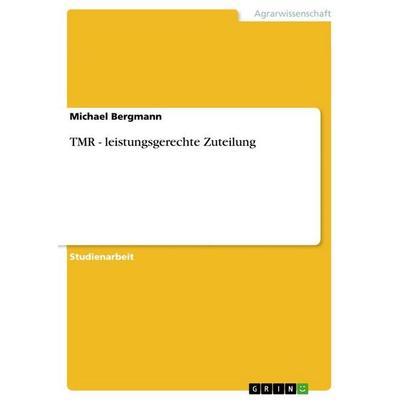 TMR - leistungsgerechte Zuteilung, Taschenbuch von Michael Bergmann, GRIN, 978-3-640-87081-3
