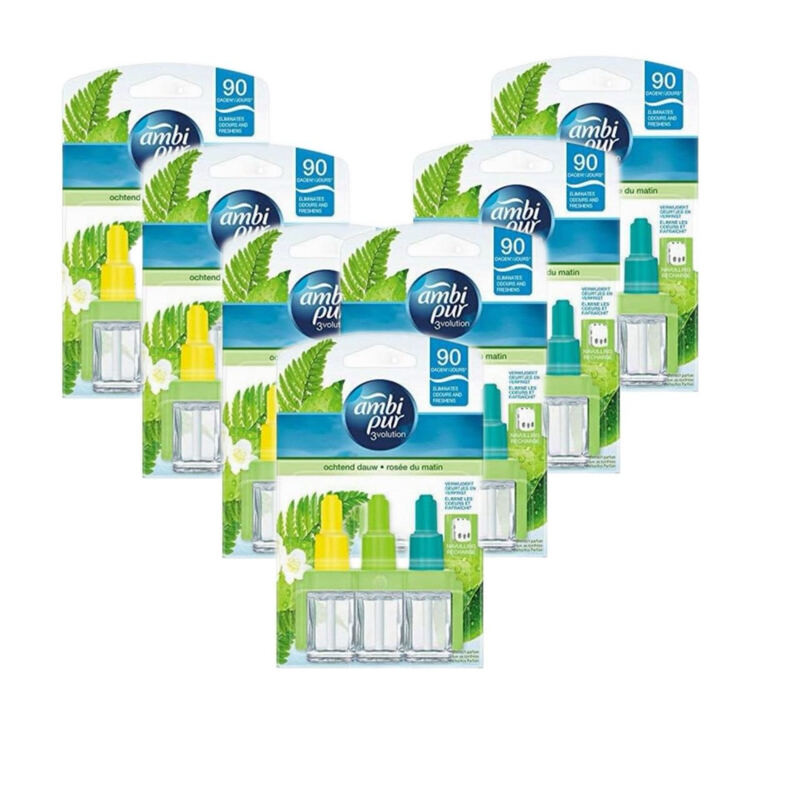 Ambi Pur 3x 20 ml navulling luchtverfrisser Ochtenddauw