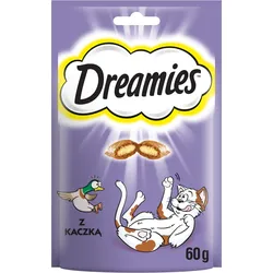 DREAMIES 60g - eine Delikatesse für eine Katze mit einem leckeren Ente