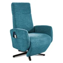 sit & more Sessel TV Morris Stoff Azure
