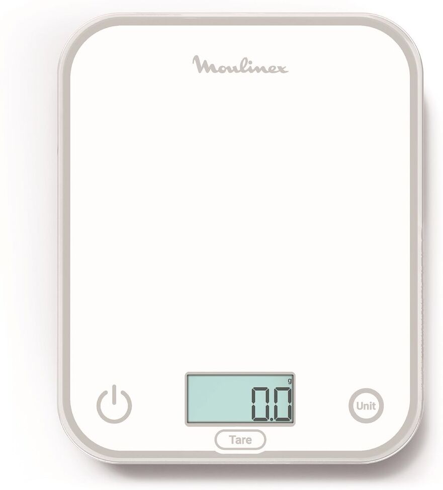 Moulinex Bilancia Da Cucina Optiss White 5Kg Auto-Spegnimento Antigraffio