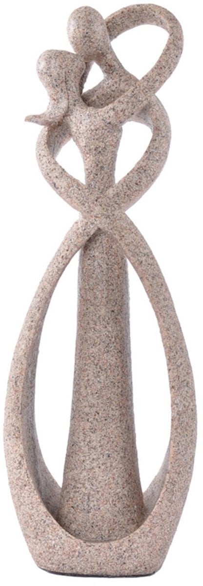 Dailygoods Decoratieve Sculptuur Omhelzende Figuren - Moderne Abstracte Kunst in Polyresin voor Woonkamer Decoratie