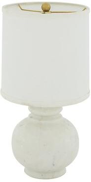 Vince Marble Accent Lamp with Shade - Ballard Designs