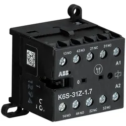 ABB K6S-31Z-1.7-71 Kleinhilfsschütz, 24 V DC, 1,7 W GJH1213001R7311