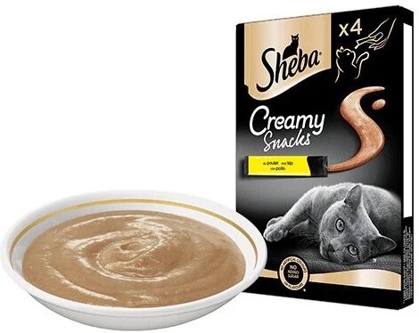 SHEBA CREAMY SNACK POLLO