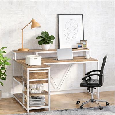 Writing Desk,L-Shaped Office Desk,Computer Desk