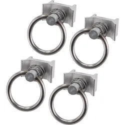 Berger Alu Track Fitting Befestigungselement für Airlineschienen 4er-Set