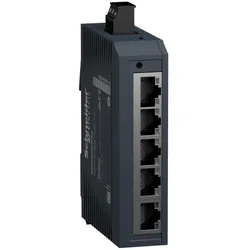 Schneider Electric MCSESU053FN0 Modicon Unmanaged Switch, 5 Ports für Kupfer (4TX 10/100 Mbit/s)