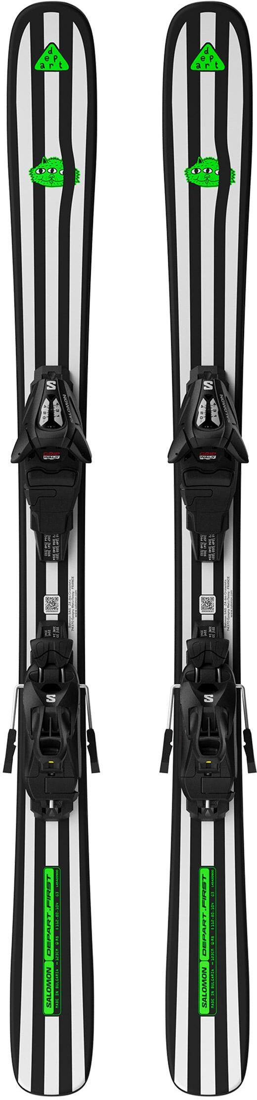 Salomon  - Pack Ski L Départ First - 113 +  L C5 Gw J85 Black Silver - Ski