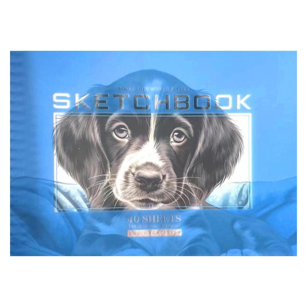 Skizzenbuch A5/40K, glatt, Kreis, Dog FRESH (A5, Blanko) (49006645)