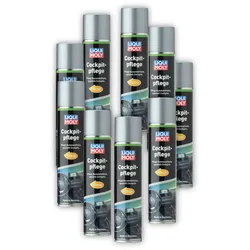 9x Pflegemittel LIQUI MOLY 1599 Cockpitpflege Citrus Duft Cockpit Reiniger 300 ml