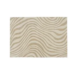 como Webteppich   ¦ beige ¦ Synthetische Fasern ¦ Maße (cm): B: 160