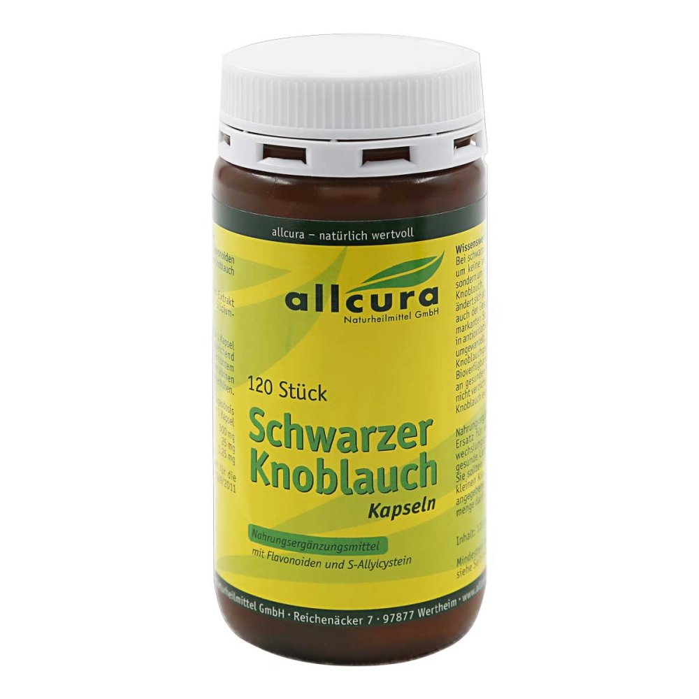 allcura Naturheilmittel GmbH Schwarzer Knoblauch Kapseln 19131265