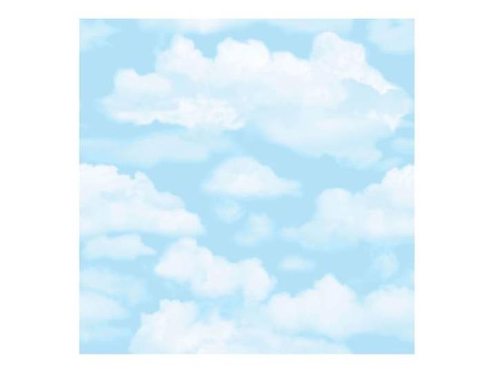 Fresco Papier peint support papier Nuages 1005x52cm Bleu