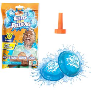 Nerf F90075L4 Wasserbomben Super Soaker Better than Balloons, selbstschließend, schnelle Befüllung, 36 Stück