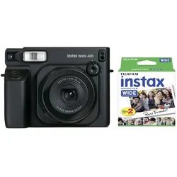 Fujifilm Instax WIDE 400 EX D Black inkl. DP Film