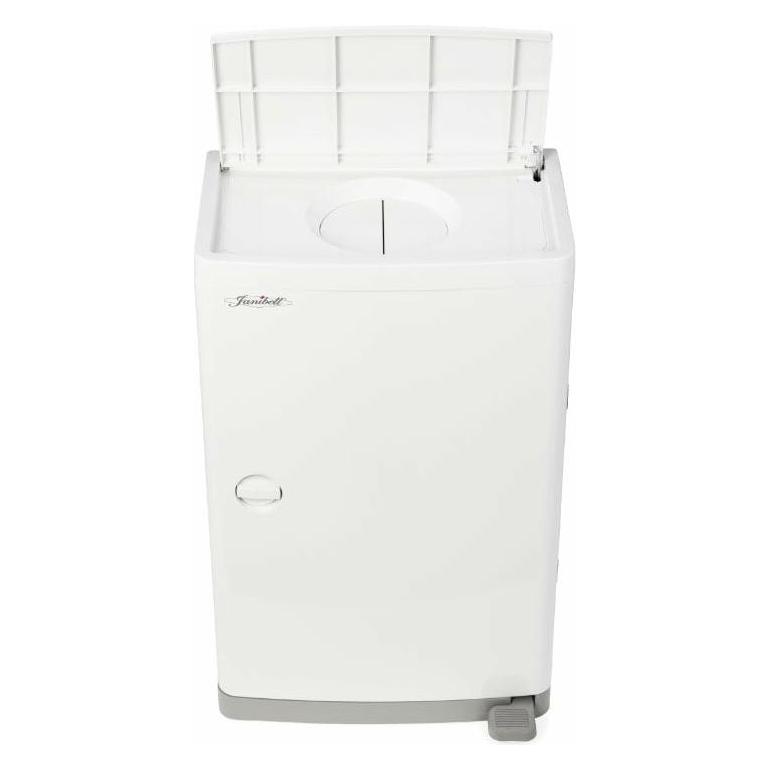 Janibell Windeleimer Diaper Pail Mülleimer weiss 43 L mit grosser Kapazität und Fusspedal, effizient u (M400DS)
