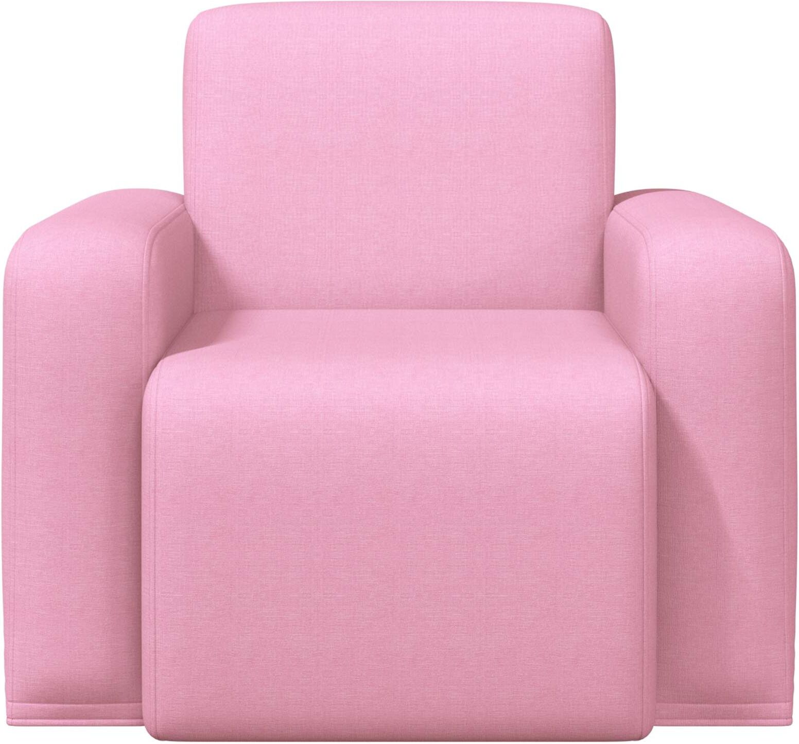 vidaXL Fauteuil Rose Tissu