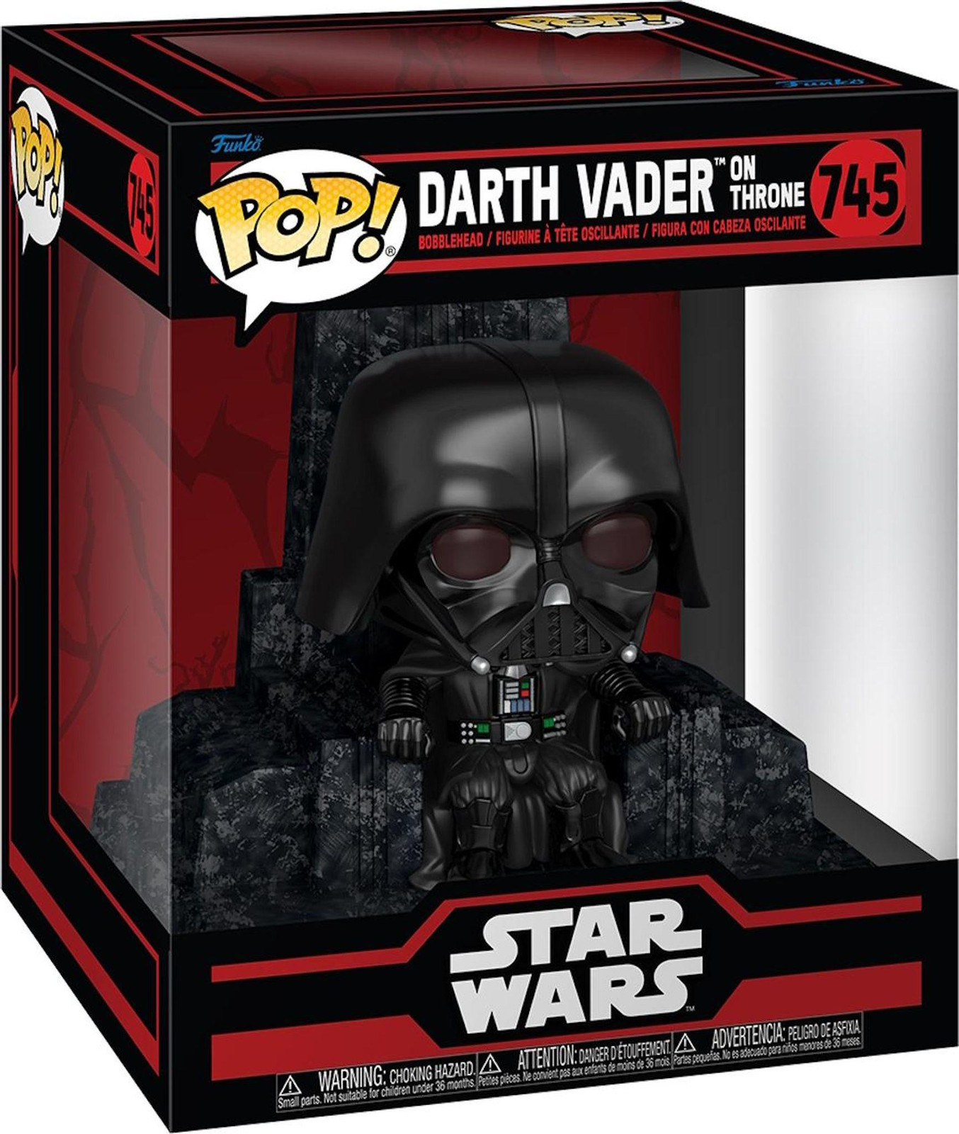 Funko POP! Deluxe Star Wars Darth Vader op de troon vinylfiguur