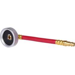 KS Tools 160.0713 Entlüfterstutzen-Adapter E 20 mit beweglichem Anschlussschlauch zur Bremsentlüftung