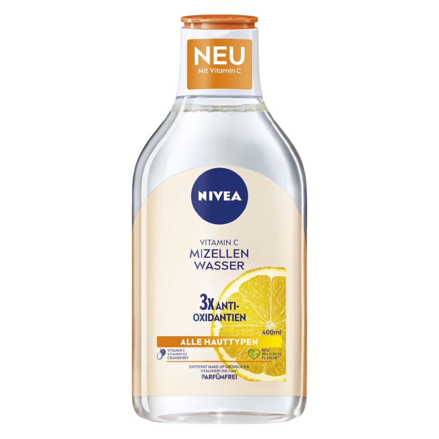 Nivea Energy Mizellenwasser Fl 400 ml (Gesichtswasser, Mizellenwasser, 400 ml) (100307)