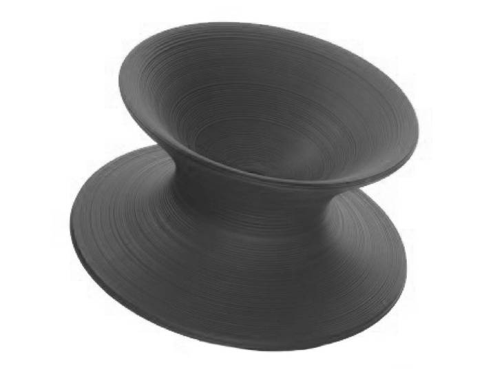 MAGIS fauteuil tournant SPUN (Gris anthracite - Polyéthylène)