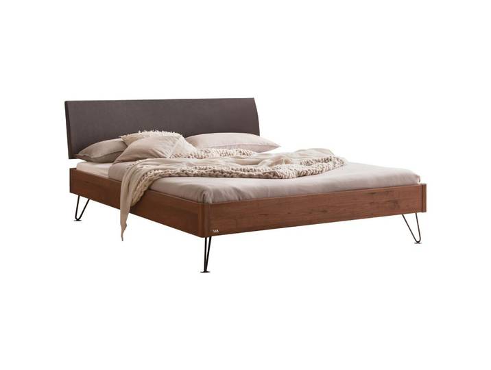 Bett Lugano Nussbaumfarben 140x200 cm