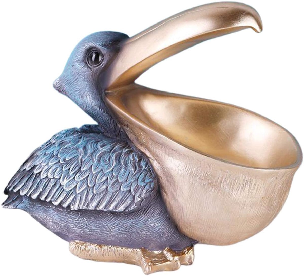 Decoratief vogelvormig sleutelbakje van hars voor sleutels, sieraden en kleine accessoires