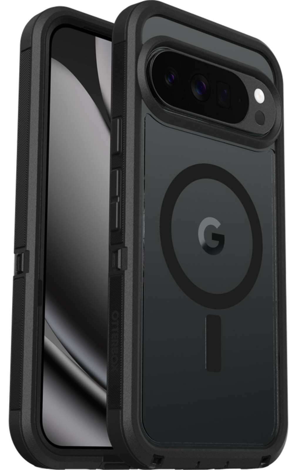 OtterBox Defender Pro XT doorzichtige magnetische hoes voor Pixel 10 Pro XL, zwart