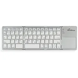 MediaRange MROS133 Tastatur Büro Bluetooth QWERTZ Silber