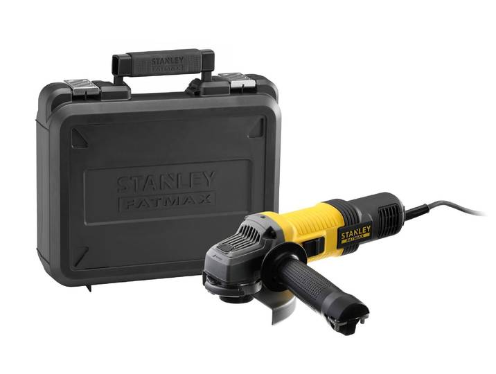 Meuleuse d'angle 850W 125Mm 12 000Tr/Min - Livrée avec malette - STANLEY Fatmax FMEG220K-QS