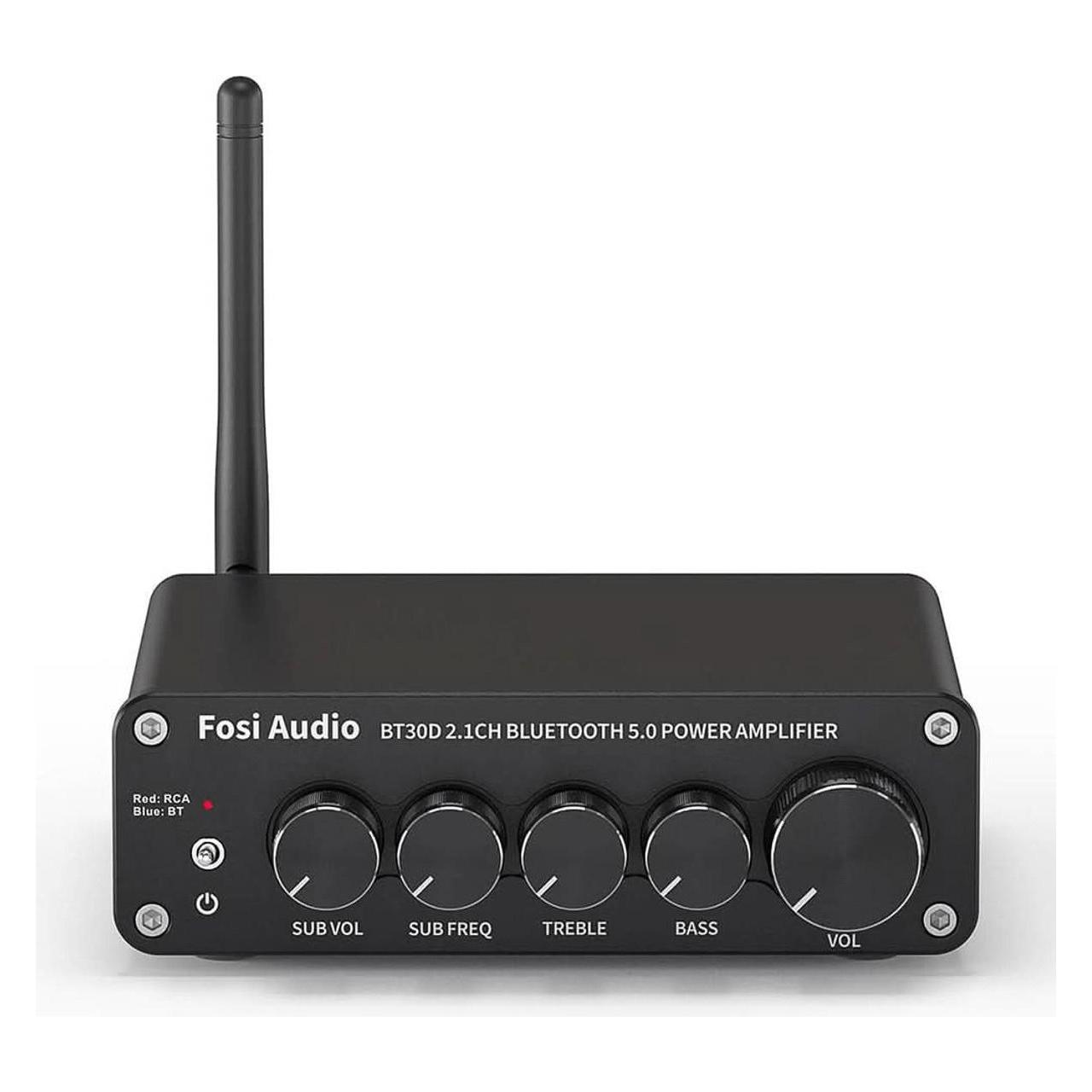 Fosi Audio BT30D - 2.1-Kanal Endverstärker - Bluetooth 5.0 (Endstufe) (BT30D-24V)