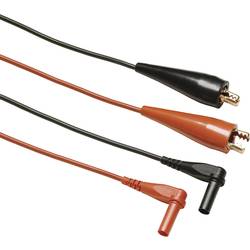 Fluke TL28A Messleitungs-Set Krokoklemmen Lamellenstecker 4 mm Rot, Schwarz 1 St. 1273185