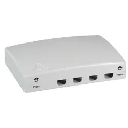 EFB FTTH-BOX-IN-1 FTTH Indoor Anschlussbox für 4Fasern, 4Kupplungen, Faserüberlängenaufnahme FTTHBOXIN1