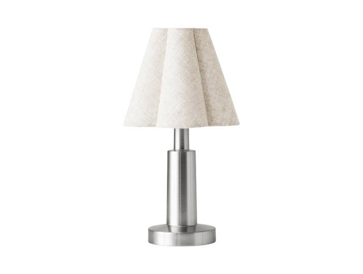 Audo Copenhagen Admiral tragbare Tischlampe Chrome-linen, 27 cm