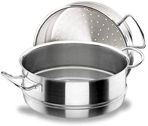 LACOR 50432 BOF Classic Stoompan met thermodiffusor, 32 cm, geschikt voor inductie