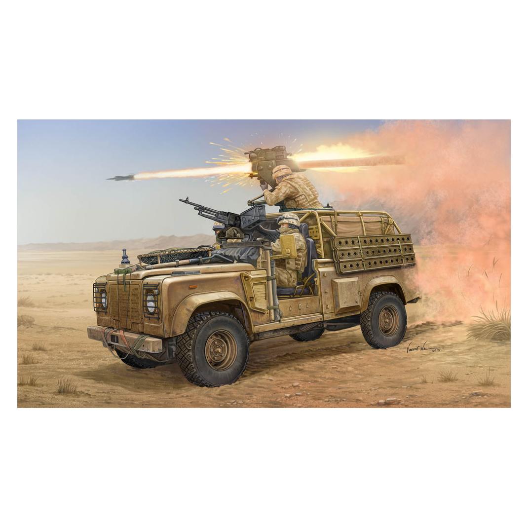 Hobby Boss Land Rover WMIK w/MILAN ATGM (82447)