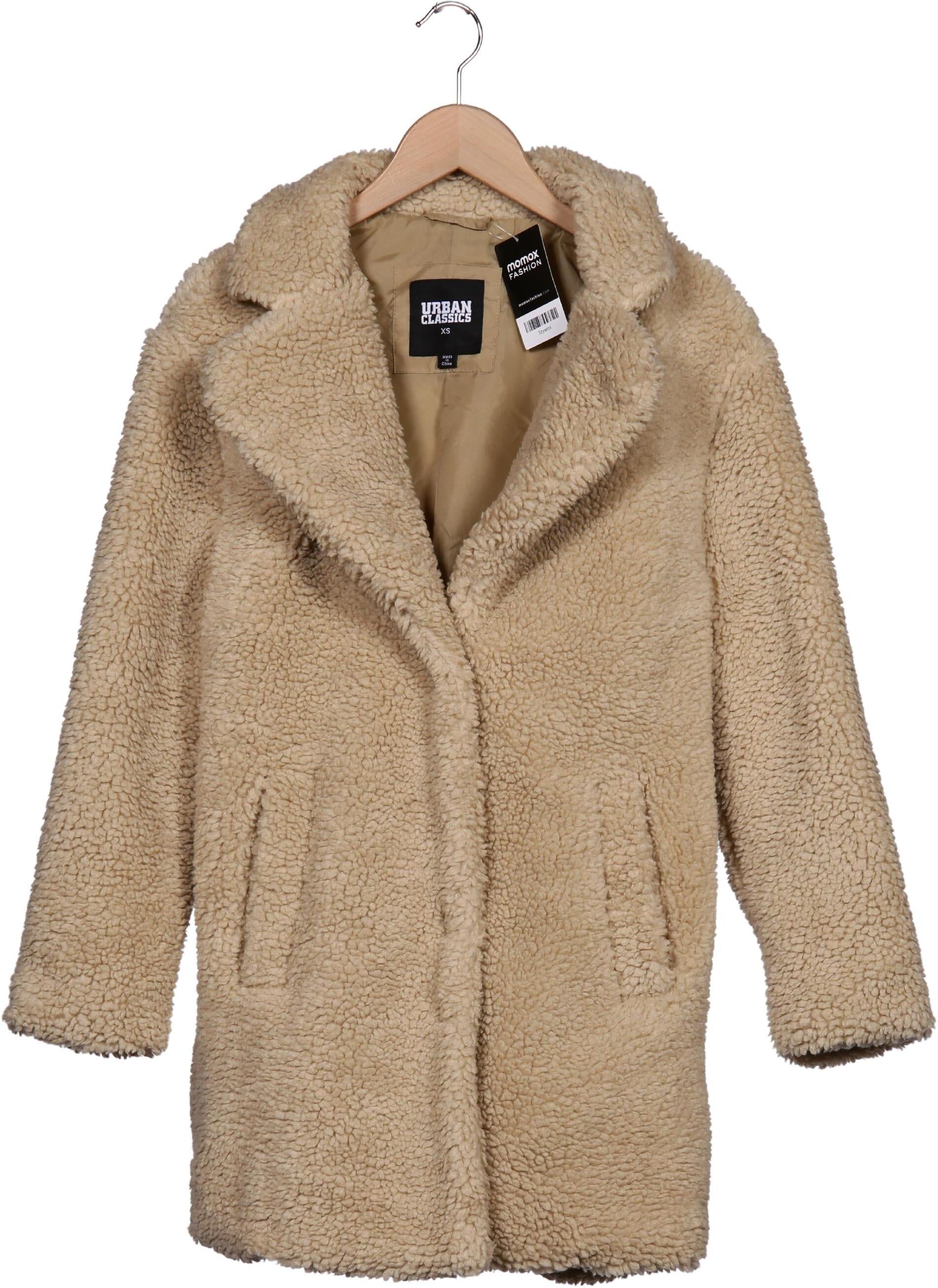 Urban Classics Damen Mantel, Beige, Gr. XS, Synthetik - Second Hand