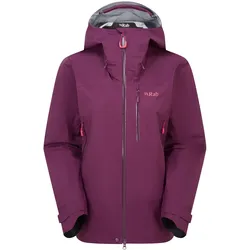 Rab Damen Firewall Mountain Regenjacke - M - Mulberry