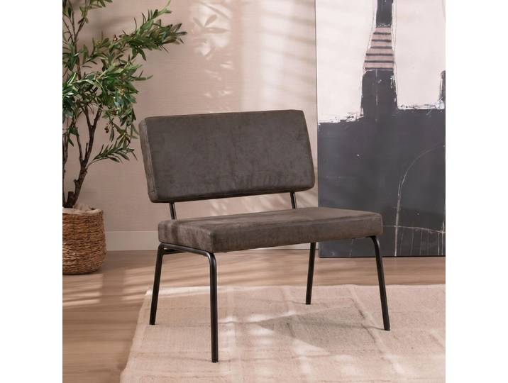 Bronx71 Sessel Espen Eco-Leder anthrazit