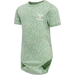 hummel hmlRIVER kurzarm Baby-Body 5065 - grayed jade 68