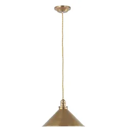 Elstead Lighting Provence Pendelleuchte 1-flammig E27 Gealtertes Antikmessing