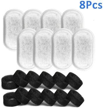 Uplift Picks Cat Water Fountain Replacement Filters For 108Oz 3.2L Fountains 8 Pcs