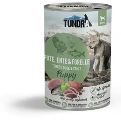 Tundra Sparpaket 12 x 400g Puppy Pute, Ente & Forelle