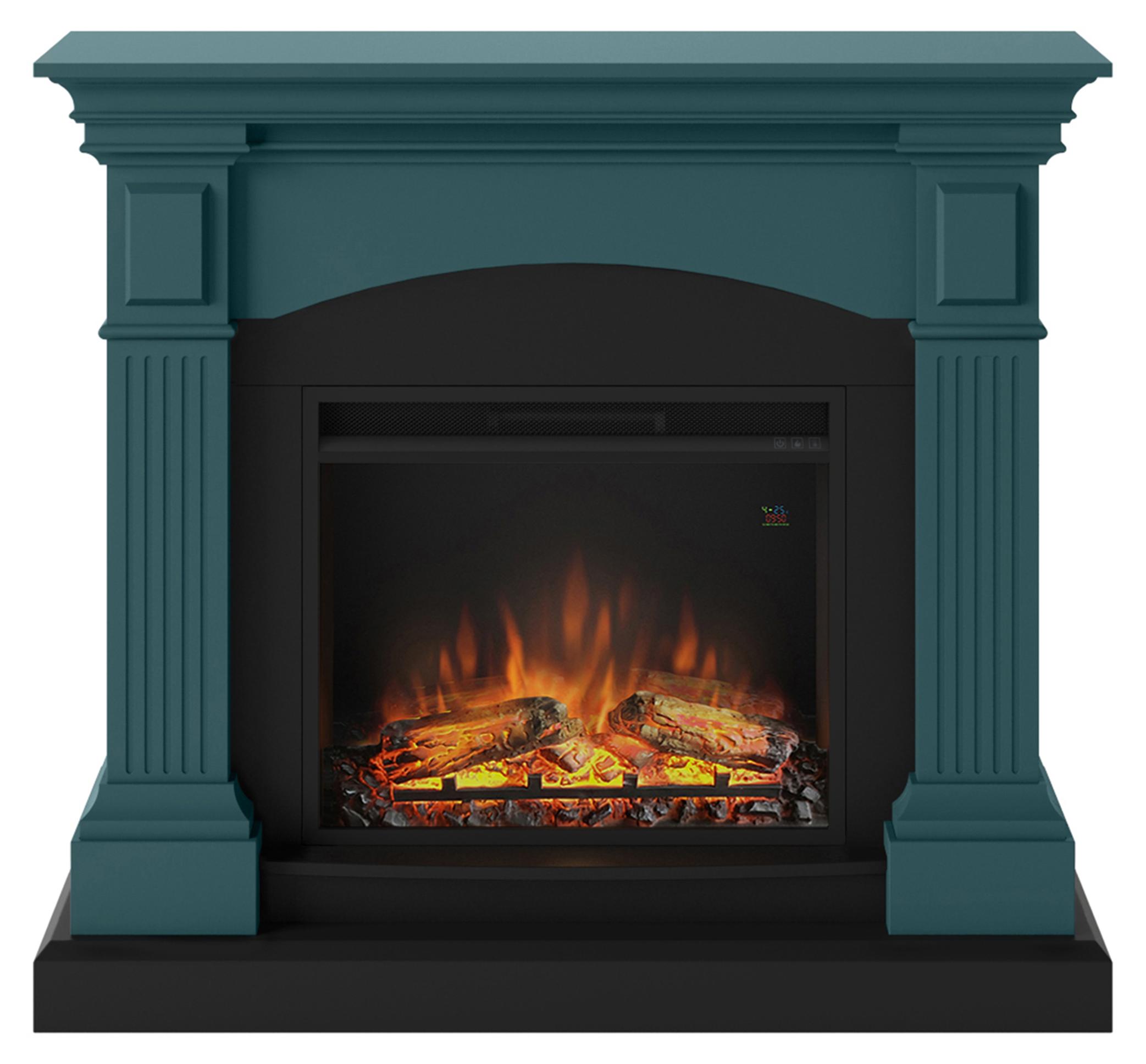 TAGU Magna Elektrokamin mit 23 Zoll PowerFlame Soft Turquoise