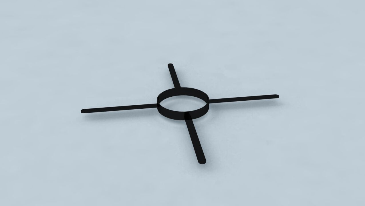 Entretoise Bertrams Polyline EW 40AHF60 DN 60, en deux parties