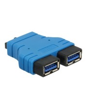 Delock Interner USB-Adapter USB Typ A W bis 20-poliger 3.0 Kopf W (65670)