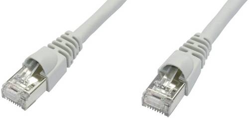 Telegärtner 100008990 RJ45 Patchkabel CAT 6a S/FTP 10.00m Weiß Flammwidrig, mit Rastnasenschutz, Flammwidrig, Halogenfrei