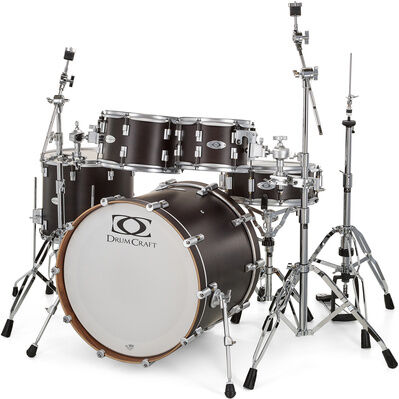 DrumCraft Series 6 Standard Set SB Schwarz matt