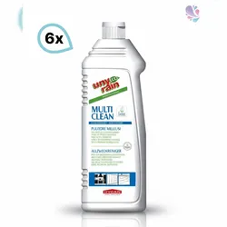 Blanc HYGIENIC Alkalischer Allzweckreiniger Konzentrat, ECOLABEL, 6 x 1000 ml Flasche, auf pflanzlicher Basis, sehr ergiebig